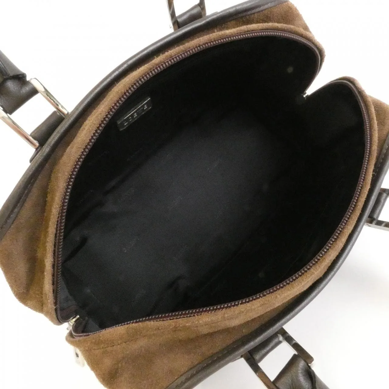 LOEWE Amazona Handbag Brown Rank B - Thumbnail 9