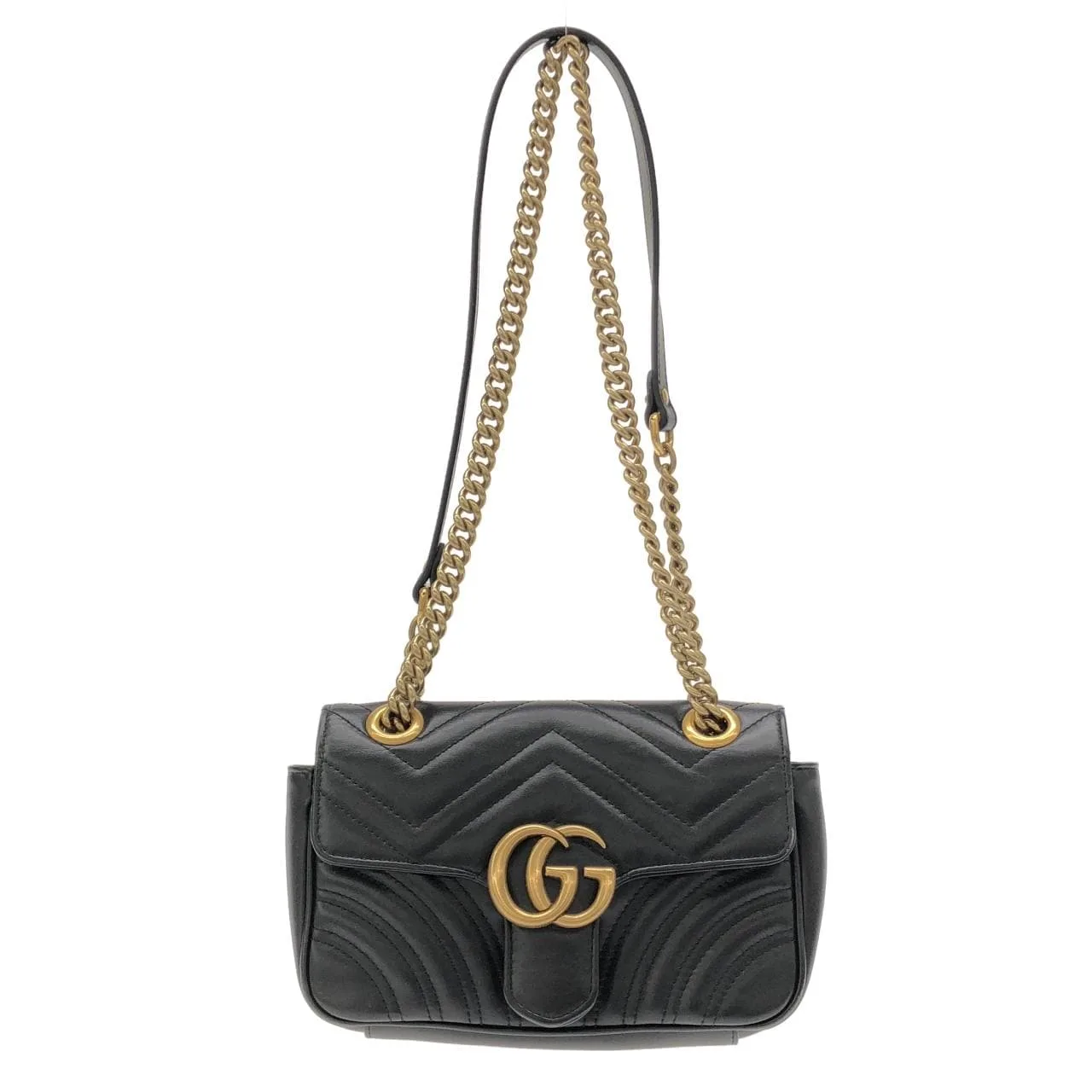 GUCCI 446744 DTDIT Shoulder Leather Black