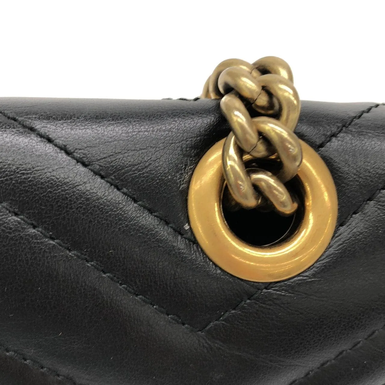 GUCCI 446744 DTDIT Shoulder Leather Black Leather Rank A - Thumbnail 4