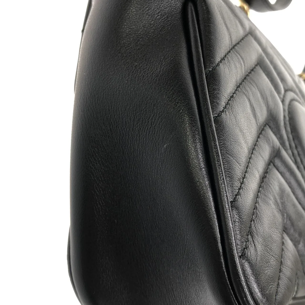 GUCCI 446744 DTDIT Shoulder Leather Black Leather Rank A - Thumbnail 5