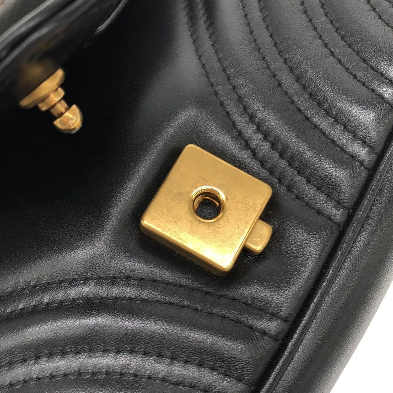 GUCCI 446744 DTDIT Shoulder Leather Black Leather Rank A - Thumbnail 6