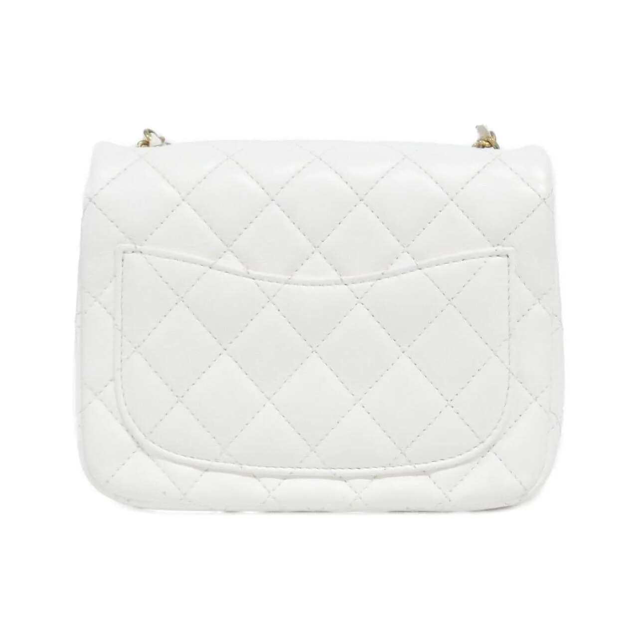 CHANEL AS2203 Shoulder Lambskin White Lambskin Rank A - Thumbnail 2