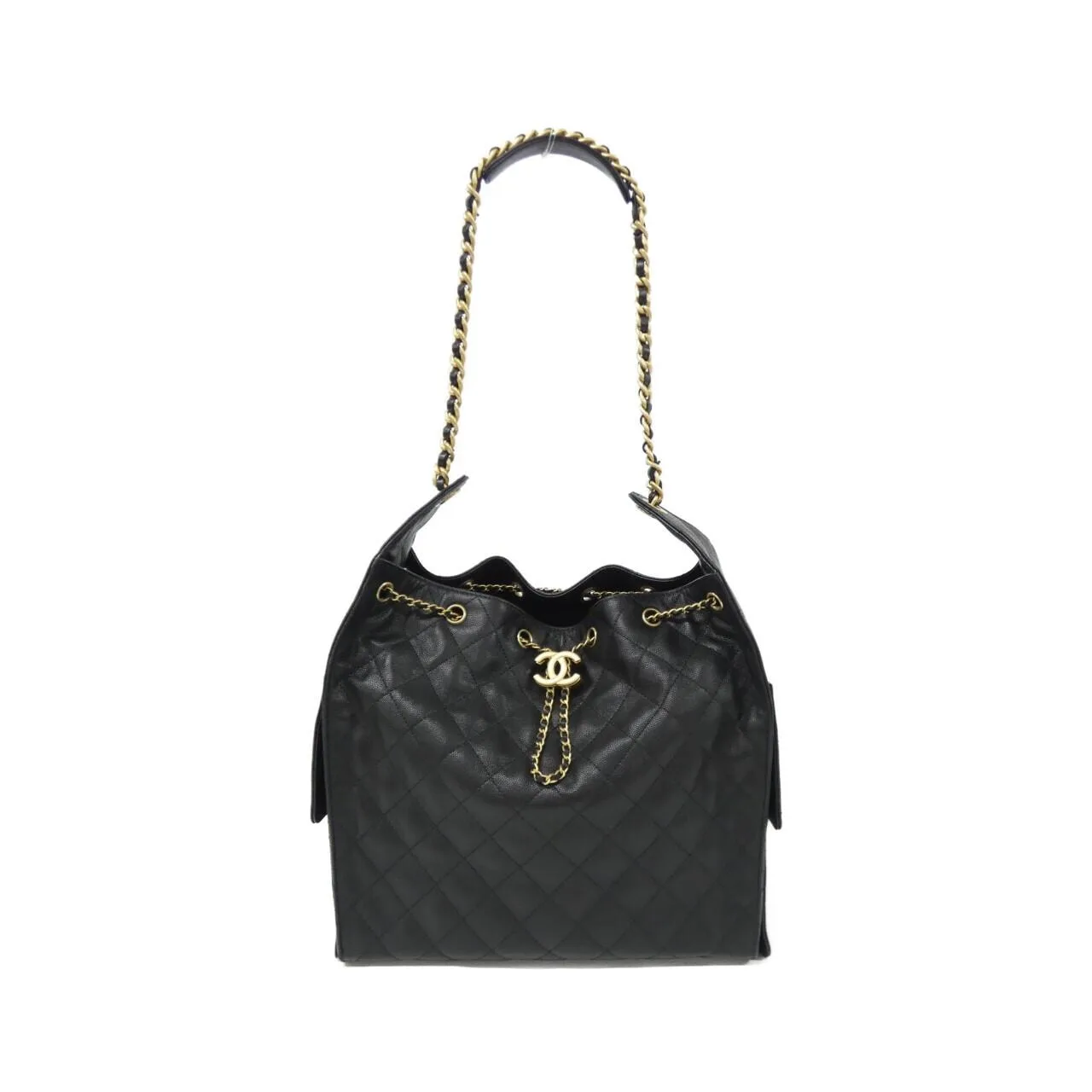 CHANEL AS5311 Shoulder Grained Calfskin Black