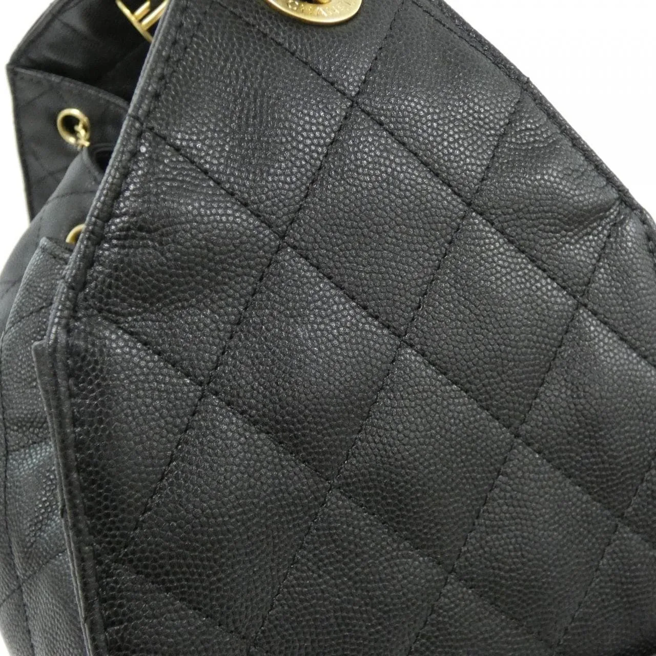 CHANEL AS5311 Shoulder Grained Calfskin Black Grained Calfskin Rank A - Thumbnail 4