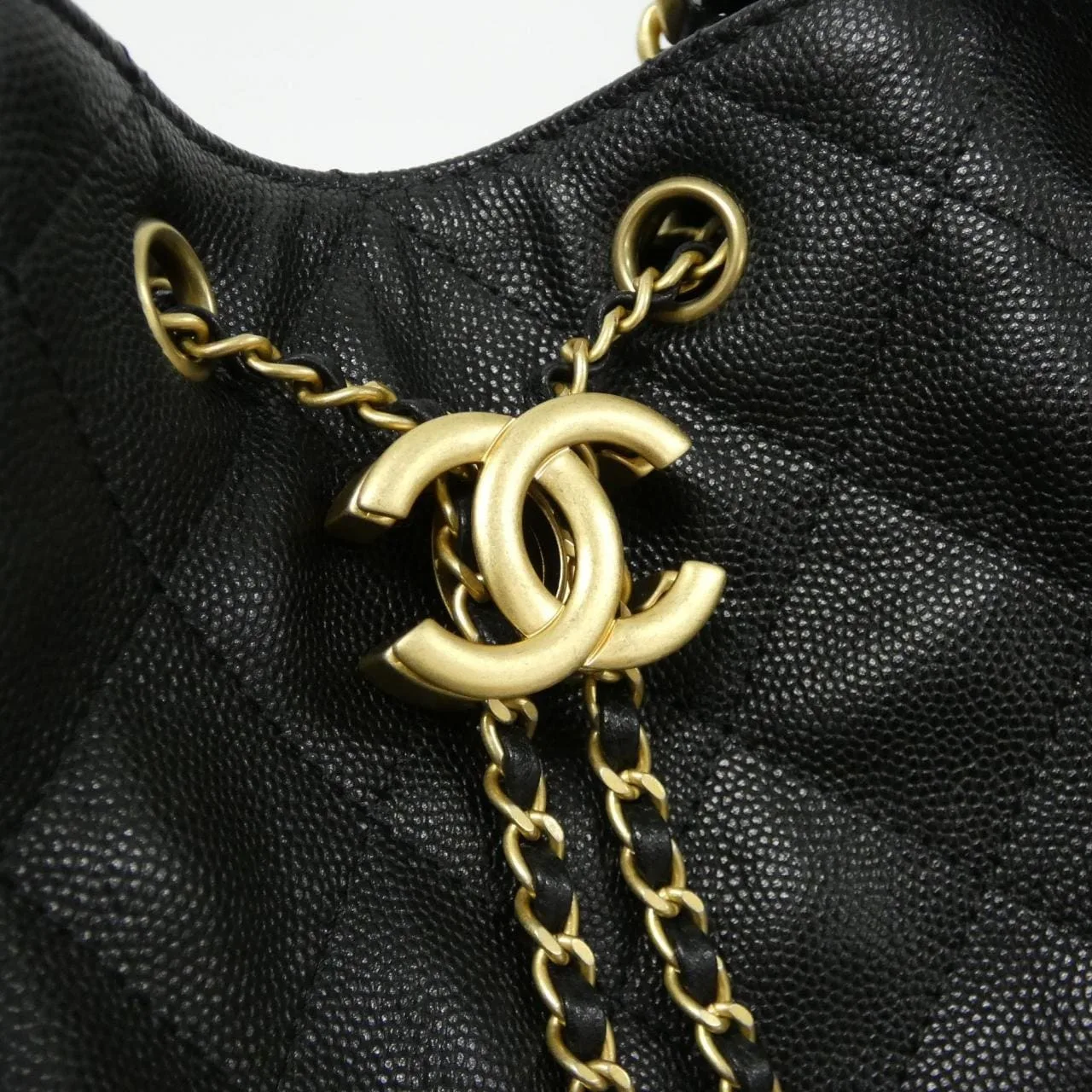 CHANEL AS5311 Shoulder Grained Calfskin Black Grained Calfskin Rank A - Thumbnail 5