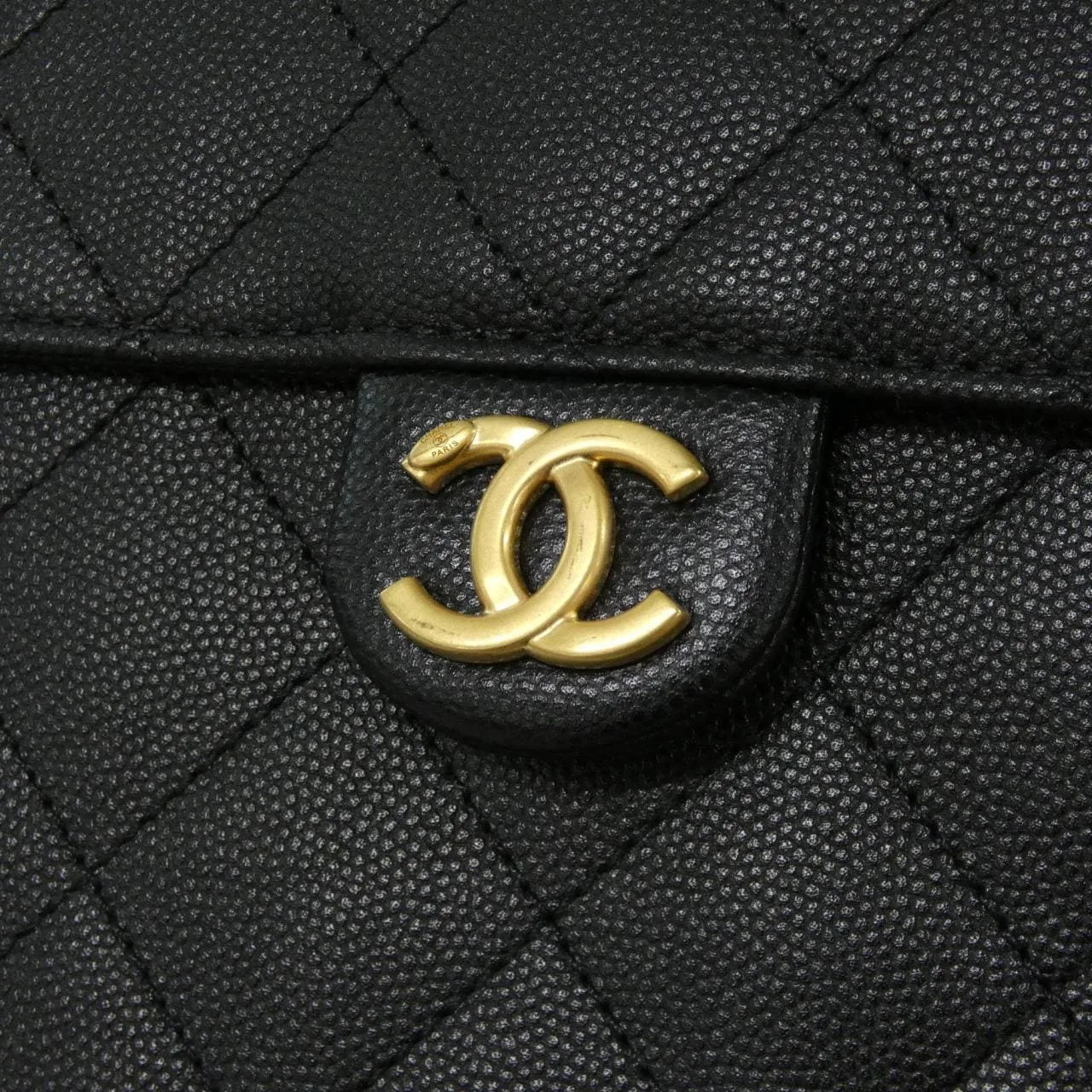 CHANEL AS5311 Shoulder Grained Calfskin Black Grained Calfskin Rank A - Thumbnail 6
