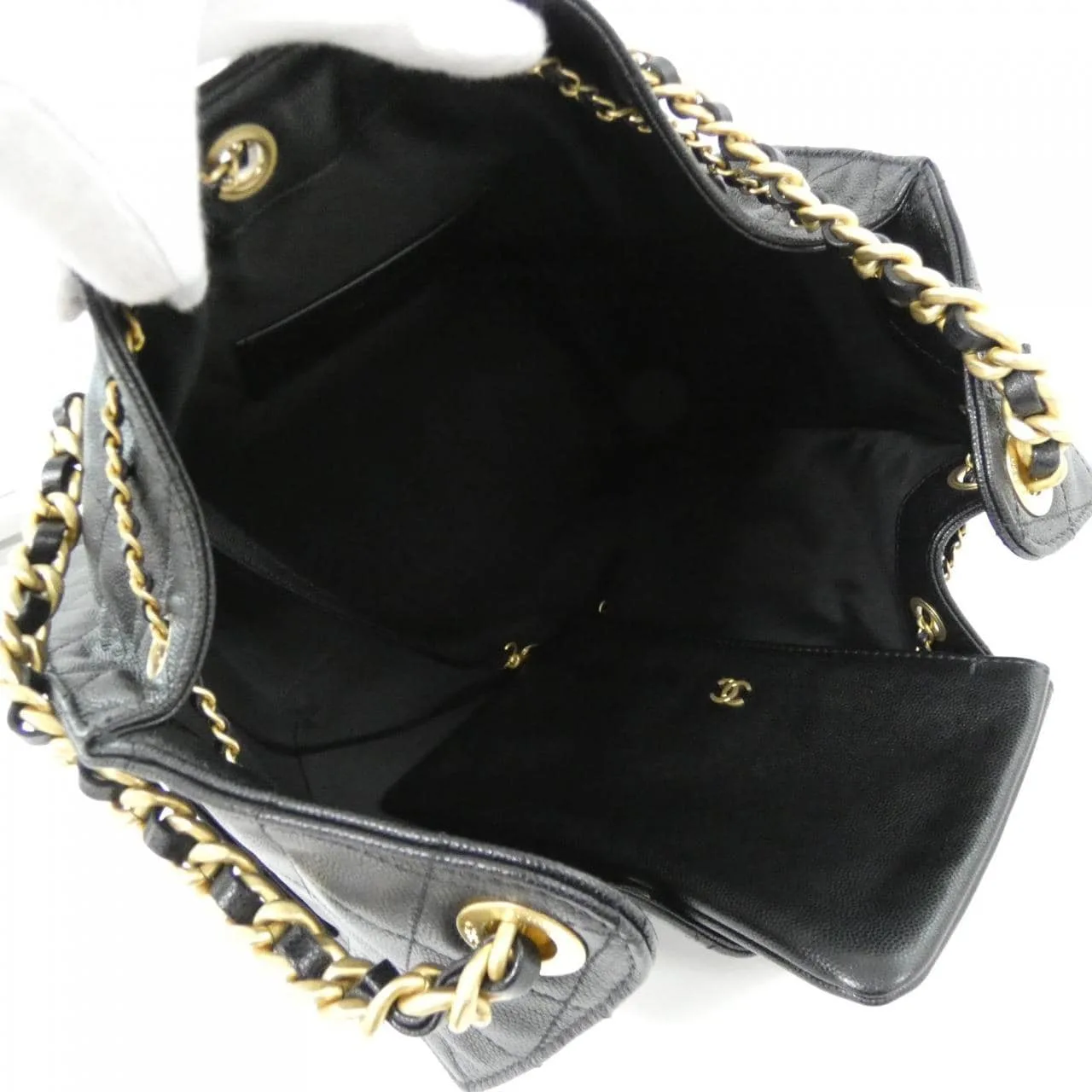 CHANEL AS5311 Shoulder Grained Calfskin Black Grained Calfskin Rank A - Thumbnail 8