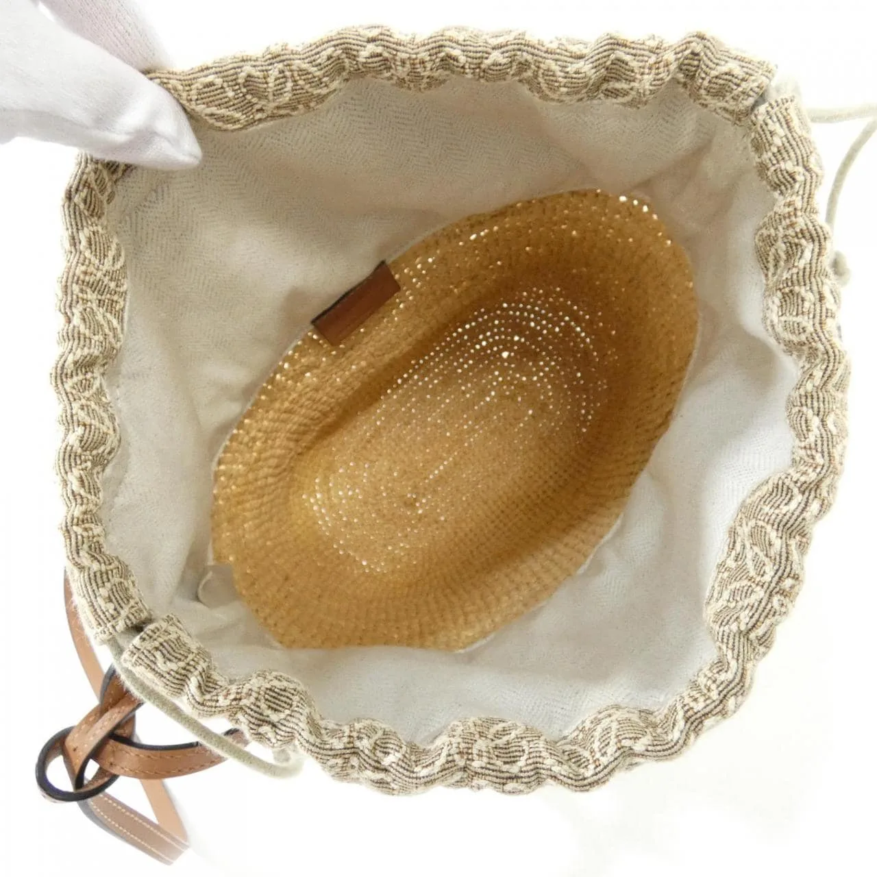 LOEWE A689C70X08 Shoulder Canvas Black Canvas Rank A - Thumbnail 7