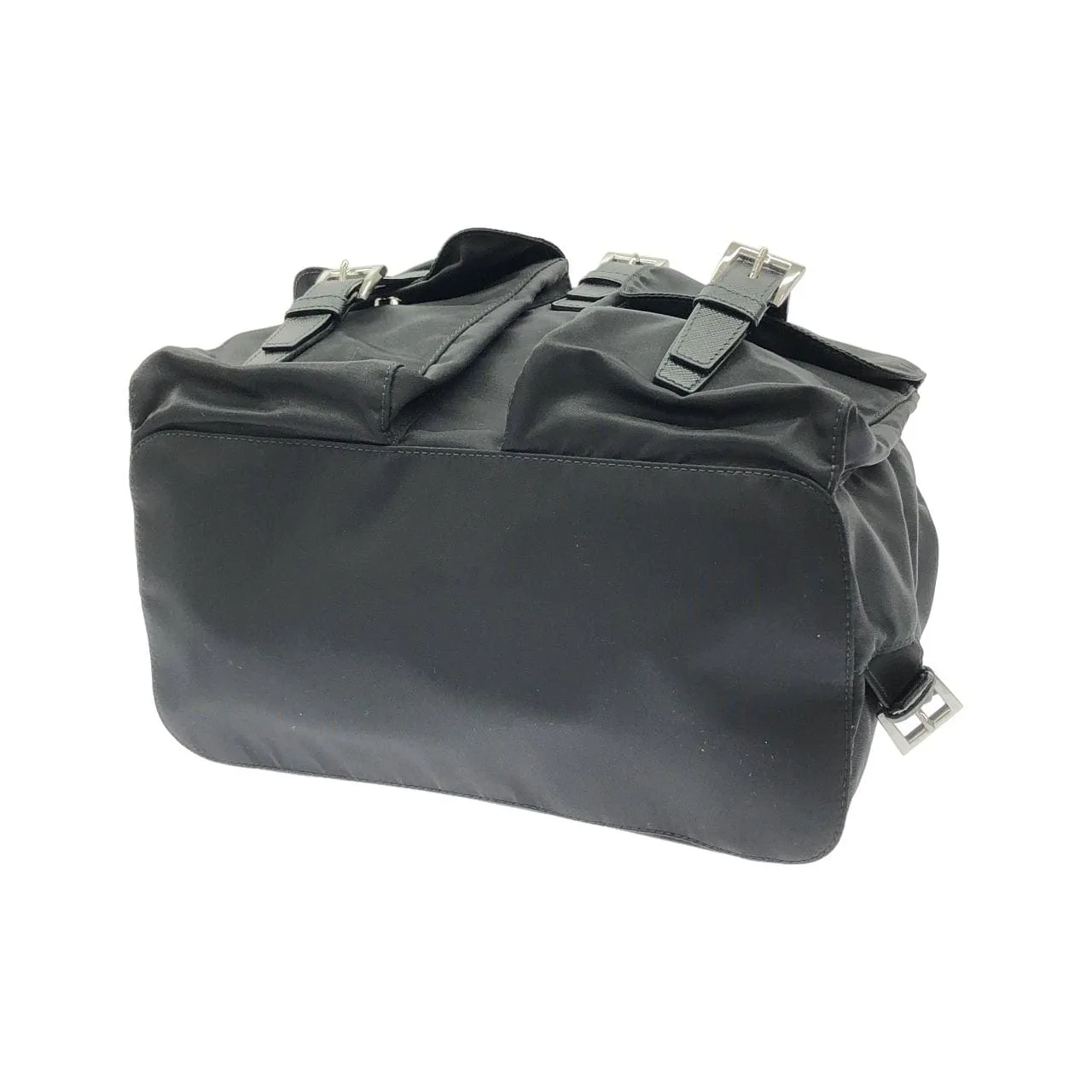 PRADA 1BZ811 背包 黑色 中古品A - 縮圖 3