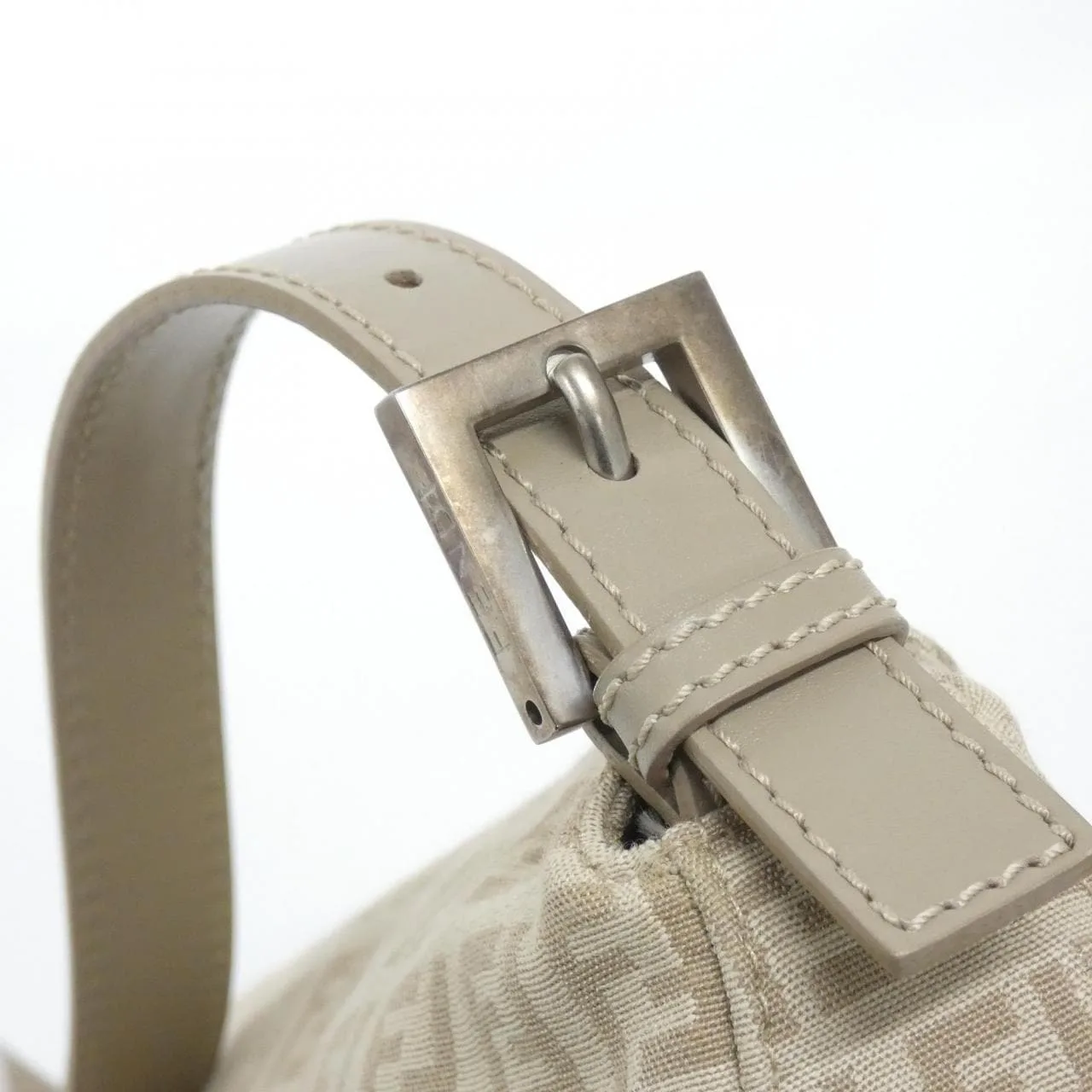 FENDI Baguette 8BR003 KU7 Shoulder Canvas Black Canvas Rank A - Thumbnail 4