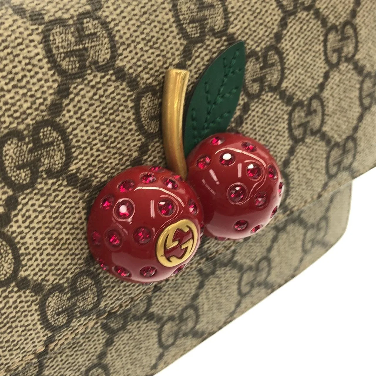 GUCCI 481291 K9GXT Shoulder Canvas 黑色 帆布 中古品A - 縮圖 4