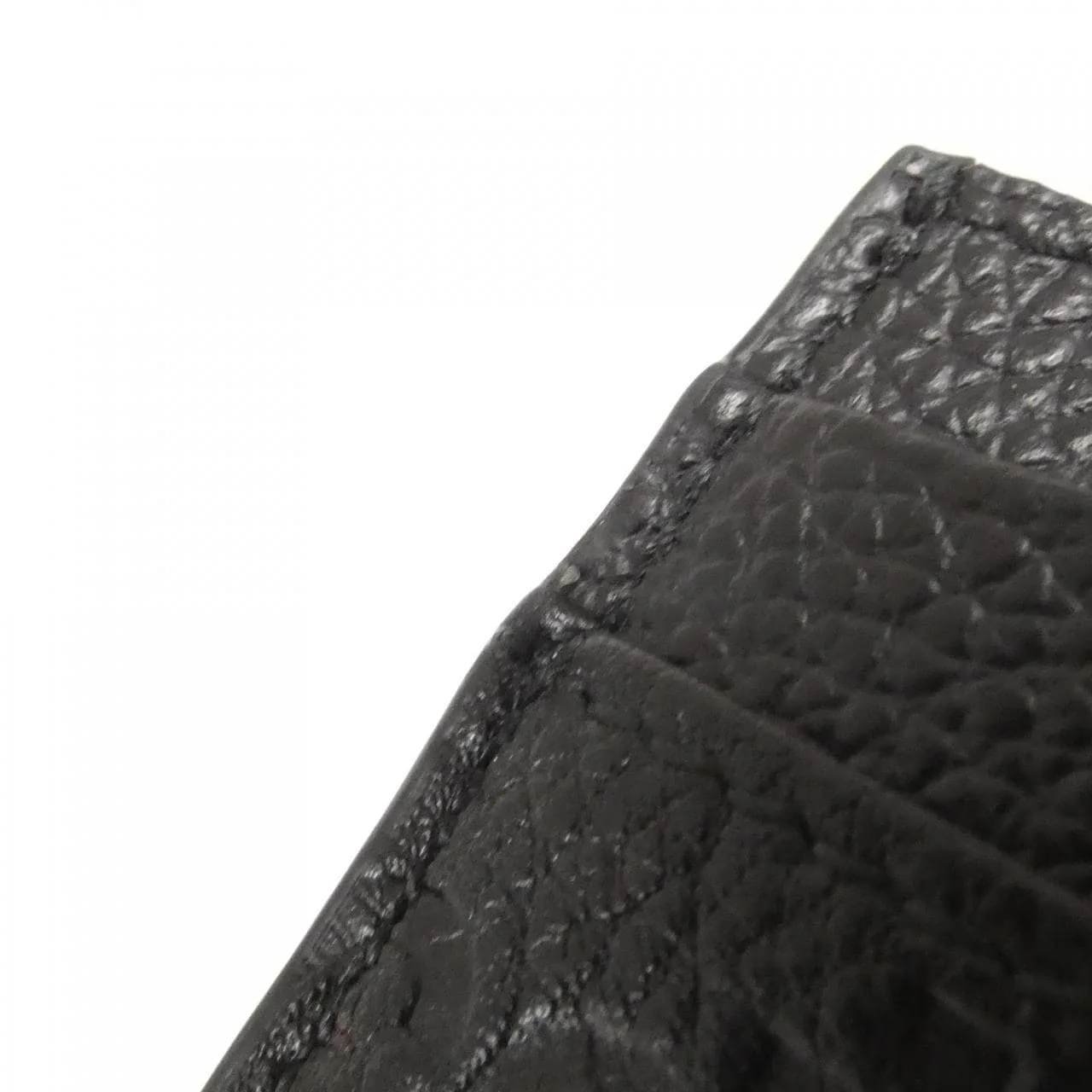 GUCCI 815883 AAEEM Card Case Leather 黑色 皮革 中古品A - 縮圖 2