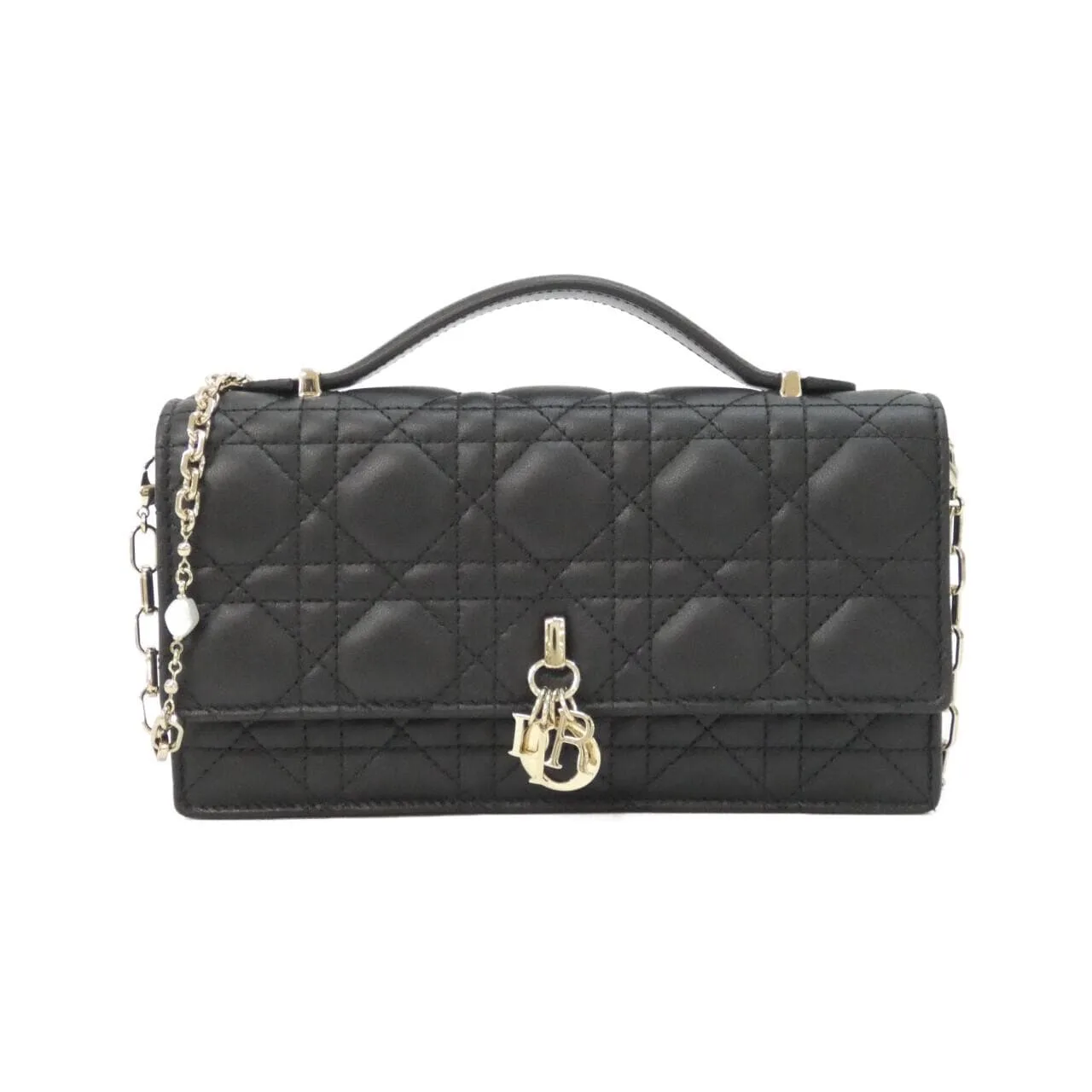 DIOR S0980ONMJ Handbag Lambskin Black