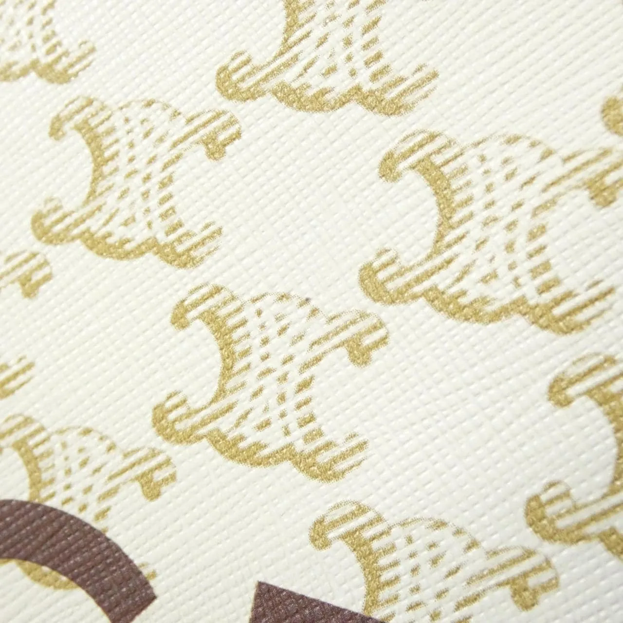 CELINE Cabas 191542BZK Tote Canvas White Canvas Rank A - Thumbnail 5