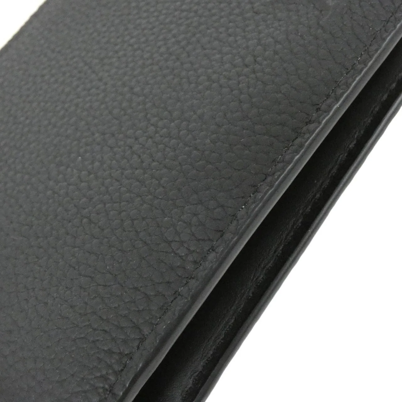 LOUIS VUITTON M25944 Wallet Lambskin 黑色 羊皮 中古品A - 縮圖 5