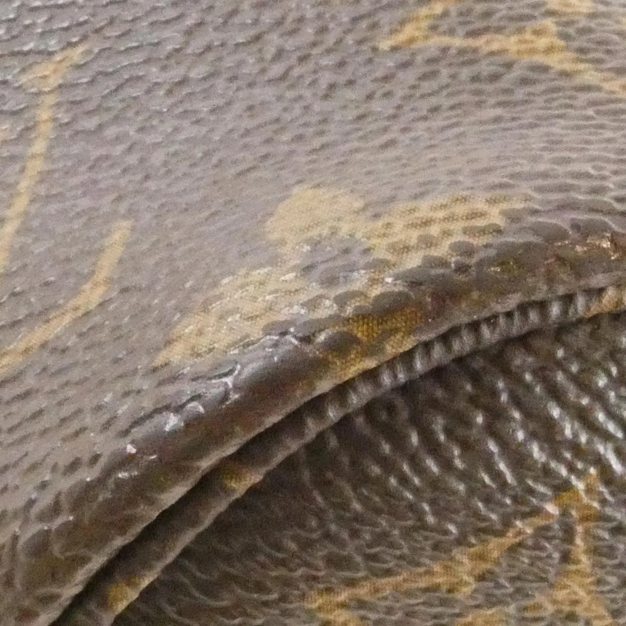 LOUIS VUITTON Neverfull M41245 Tote Monogram 黑色 Monogram 中古品B - 縮圖 3