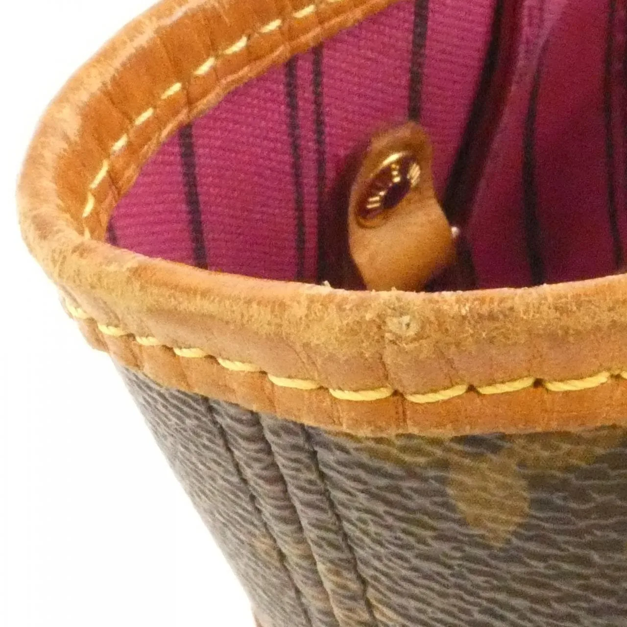 LOUIS VUITTON Neverfull M41245 Tote Monogram 黑色 Monogram 中古品B - 縮圖 4