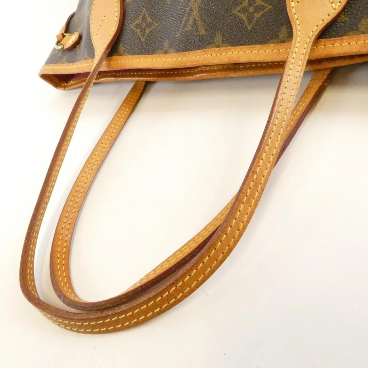 LOUIS VUITTON Neverfull M41245 Tote Monogram 黑色 Monogram 中古品B - 縮圖 6