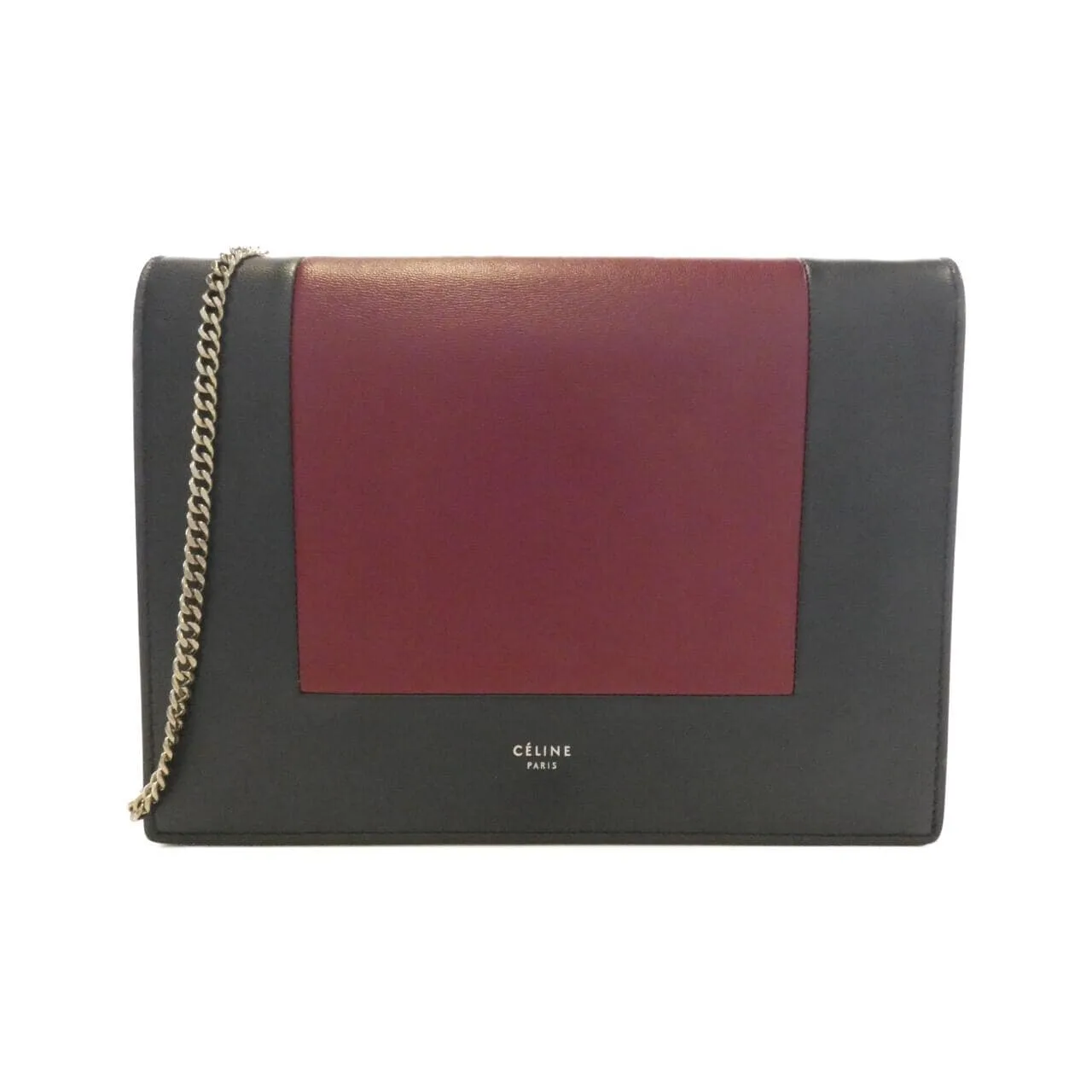 CELINE 107773AO4 Handbag Lambskin Black