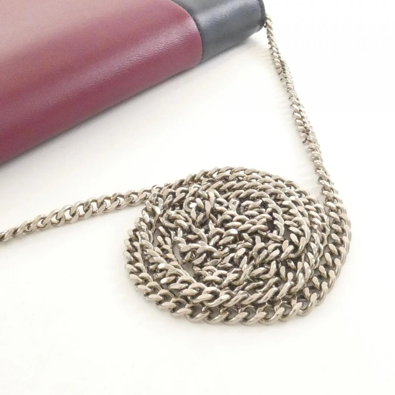 CELINE 107773AO4 Handbag Lambskin 黑色 羊皮 中古品A - 縮圖 5