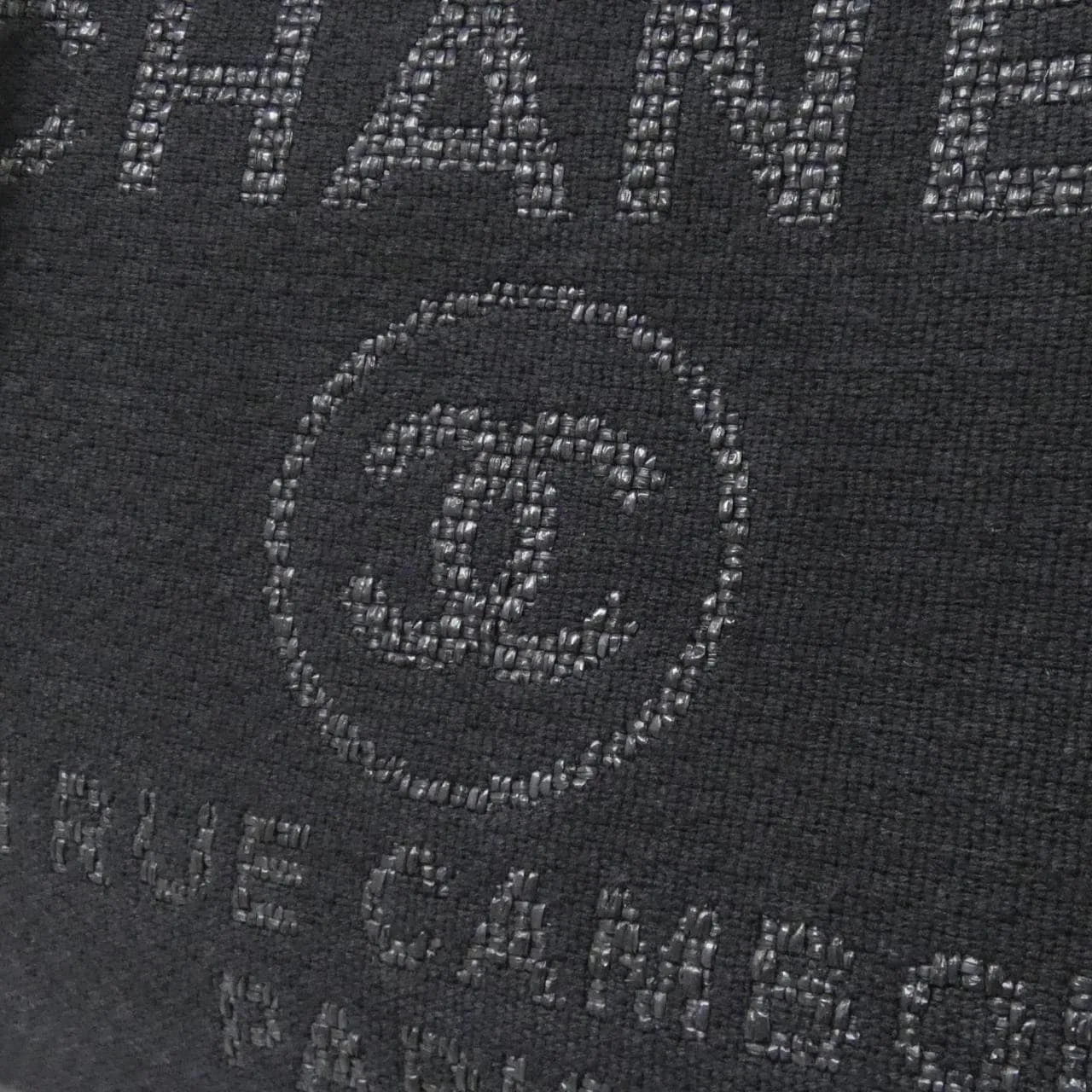 CHANEL Deauville AS3257 Handbag Black Rank B - Thumbnail 4