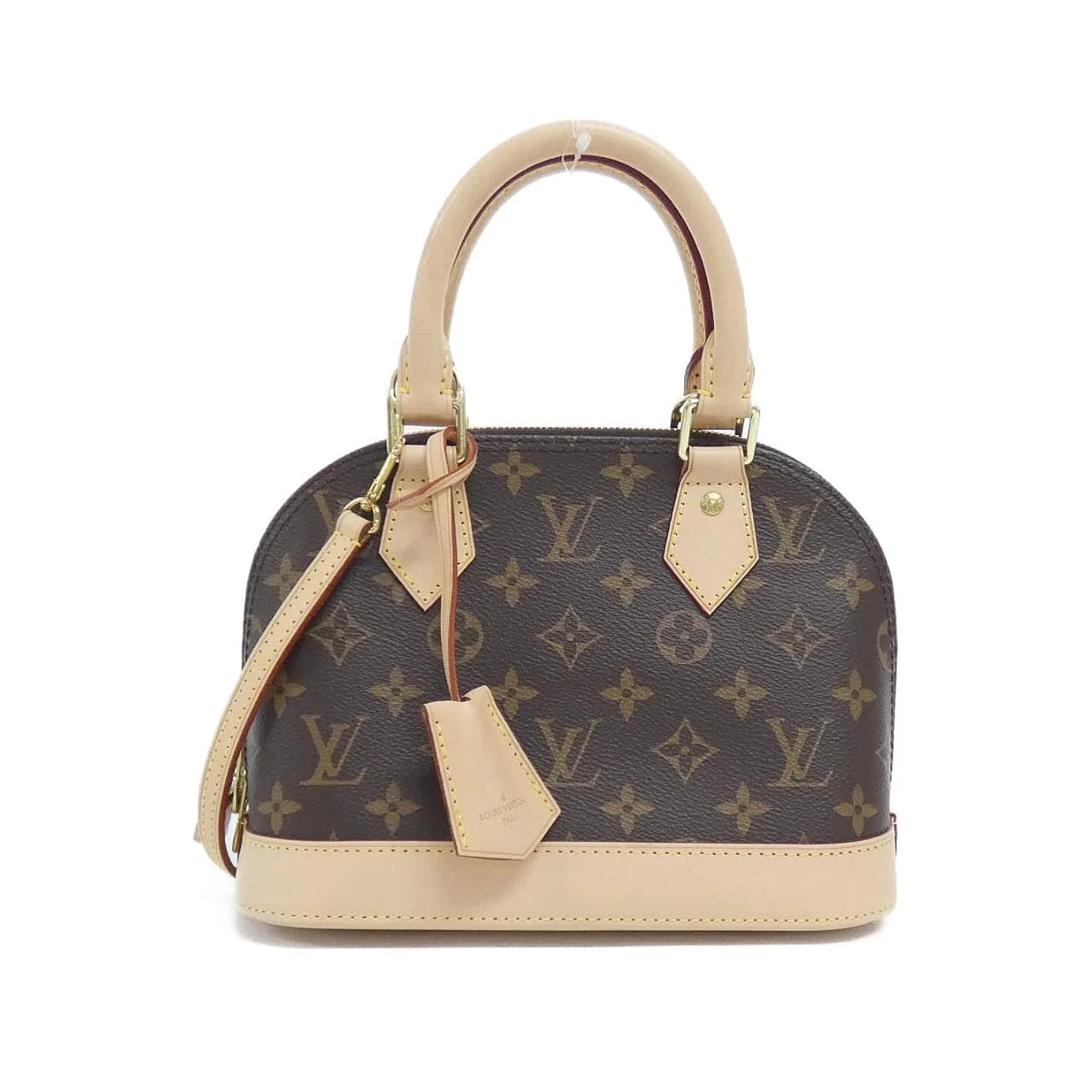 LOUIS VUITTON Alma M53152 Handbag Monogram Black