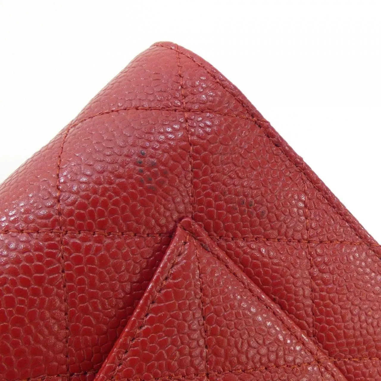 CHANEL Timeless Classic 33814 Wallet Grained Calfskin Red Grained Calfskin Rank A - Thumbnail 5