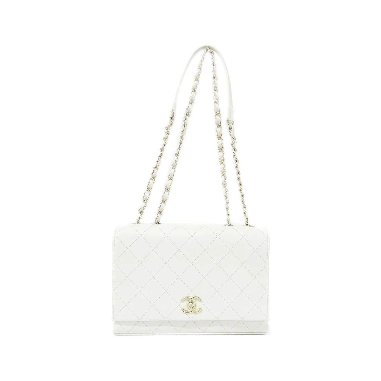 CHANEL AS0560 Shoulder White