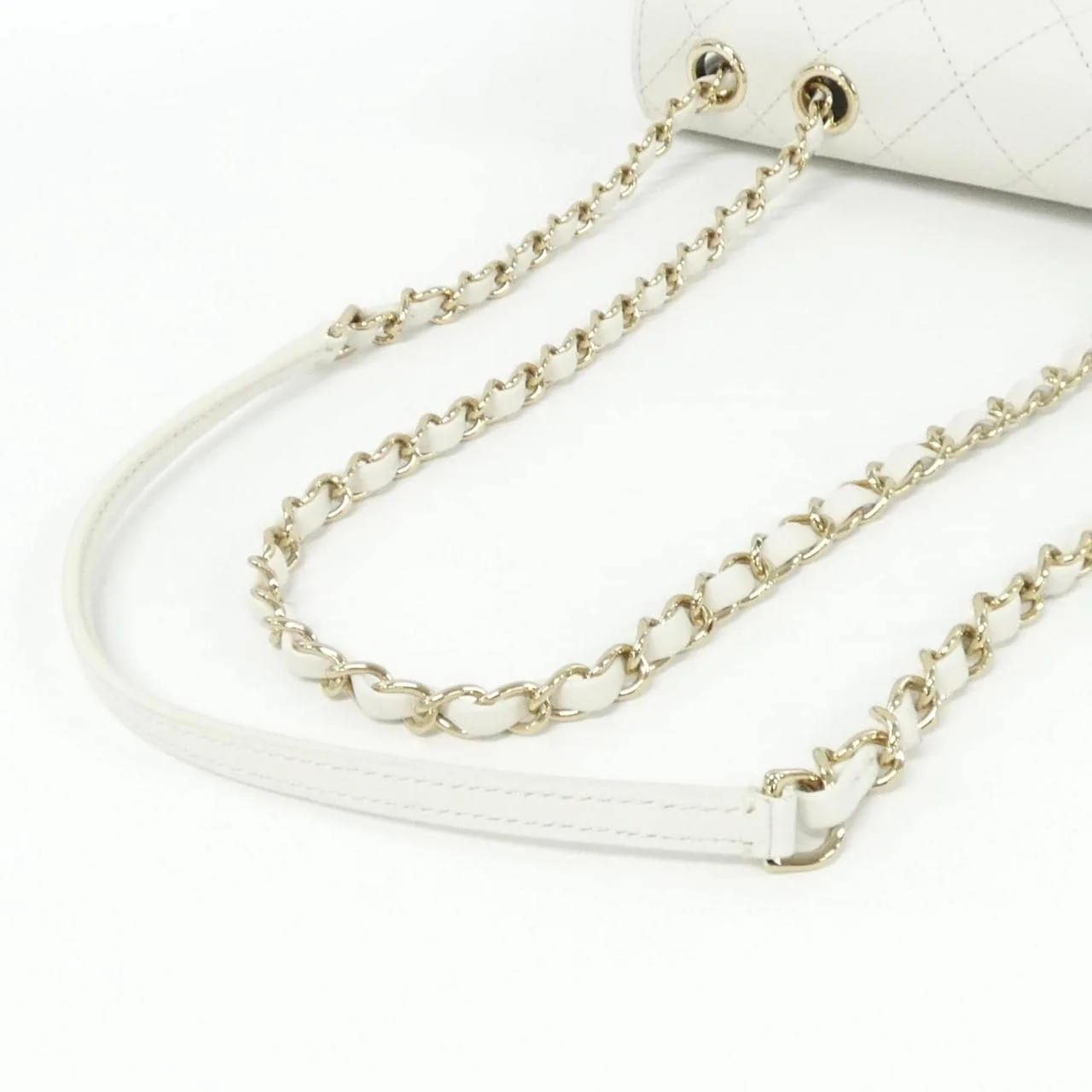 CHANEL AS0560 Shoulder 白色 中古品A - 縮圖 6