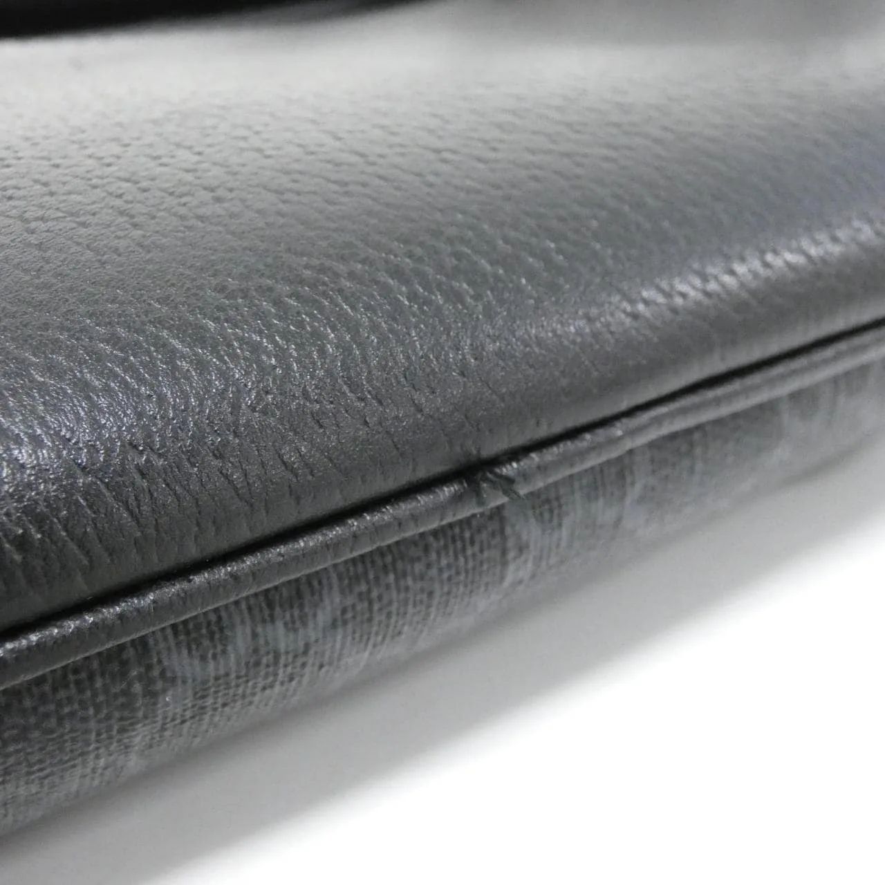 GUCCI 795463 FADJK Belt Canvas 黑色 帆布 中古品A - 縮圖 3