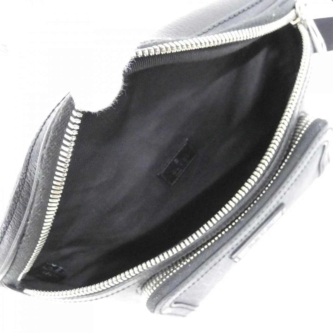 GUCCI 795463 FADJK Belt Canvas 黑色 帆布 中古品A - 縮圖 8