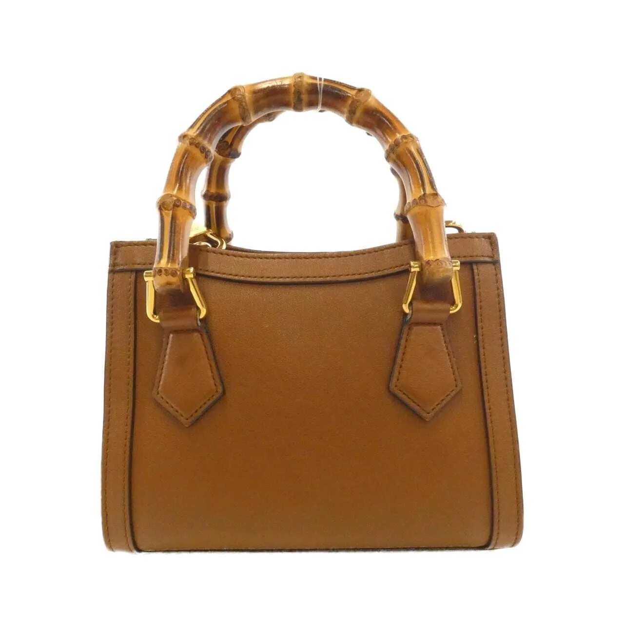 GUCCI Diana 655661 17QDT Handbag Leather Black Leather Rank B - Thumbnail 2