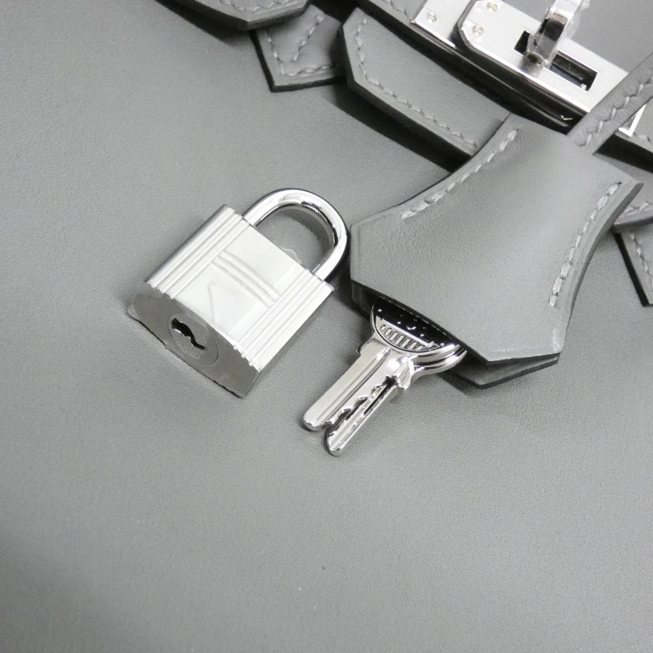 HERMES Birkin 049362CK Handbag Swift Swift Leather Unused - Thumbnail 4