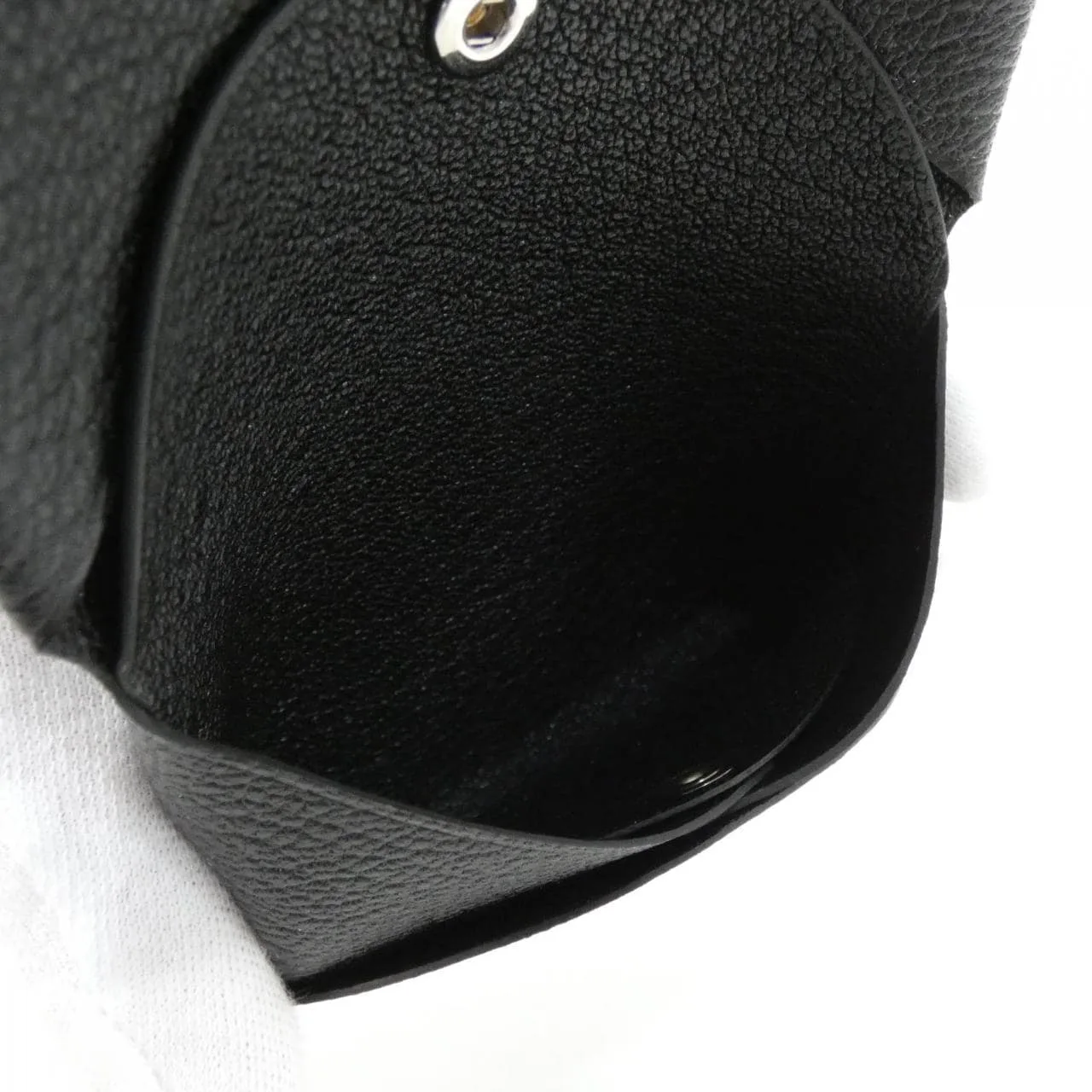 HERMES 082977CK Coin Case Black Rank A - Thumbnail 3