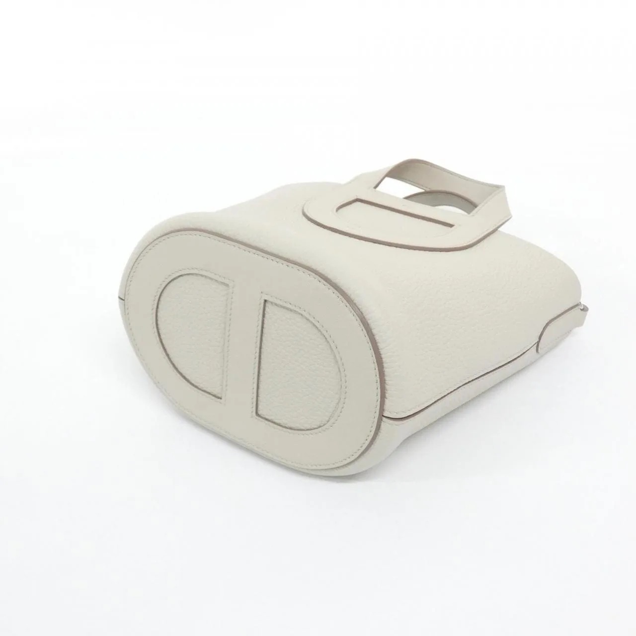 HERMES 084274CK Handbag Clemence Black Clemence Leather Rank A - Thumbnail 2