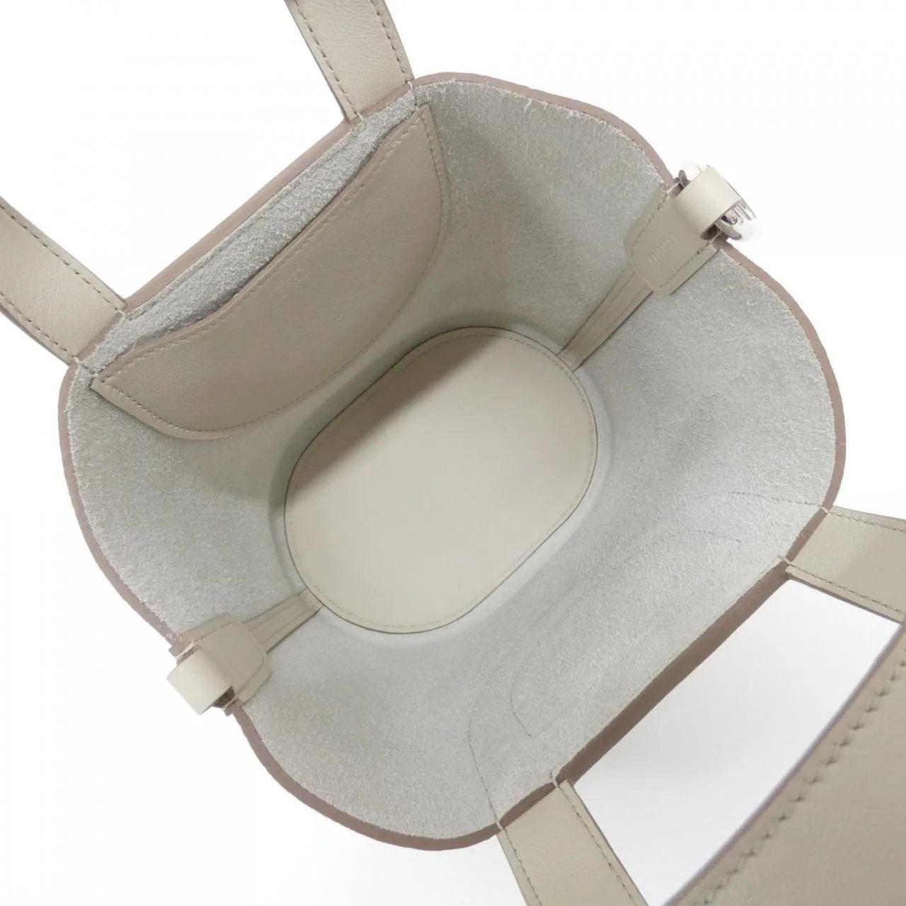 HERMES 084274CK Handbag Clemence Black Clemence Leather Rank A - Thumbnail 6