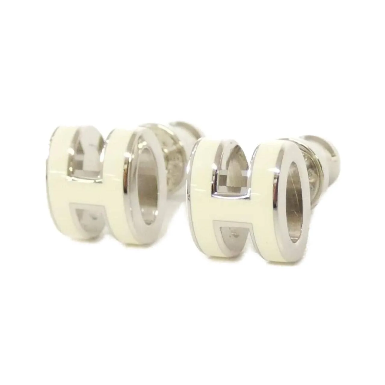 HERMES 608002FP Accessories White Rank A - Thumbnail 2