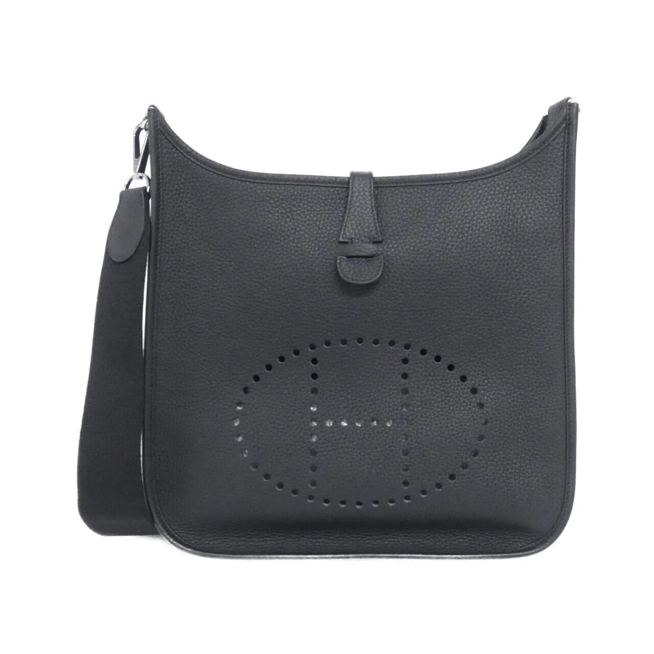 HERMES 056277CK Shoulder Clemence Black