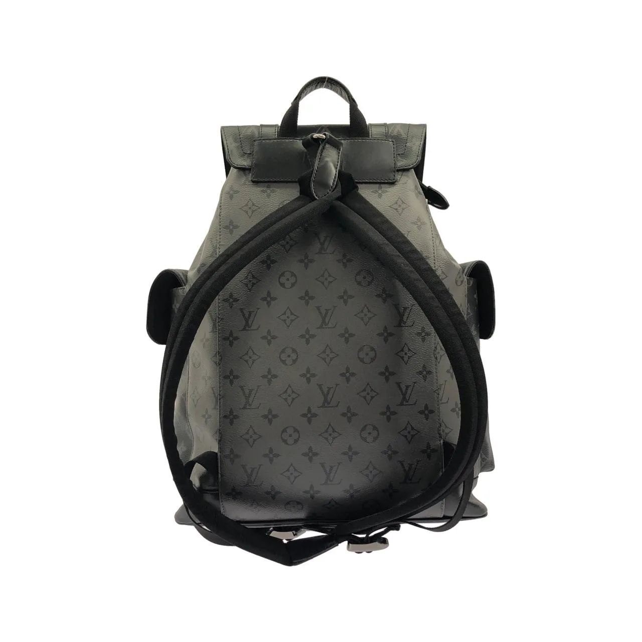 LOUIS VUITTON Christopher M45419 Backpack Monogram 黑色 Monogram 中古品A - 縮圖 2