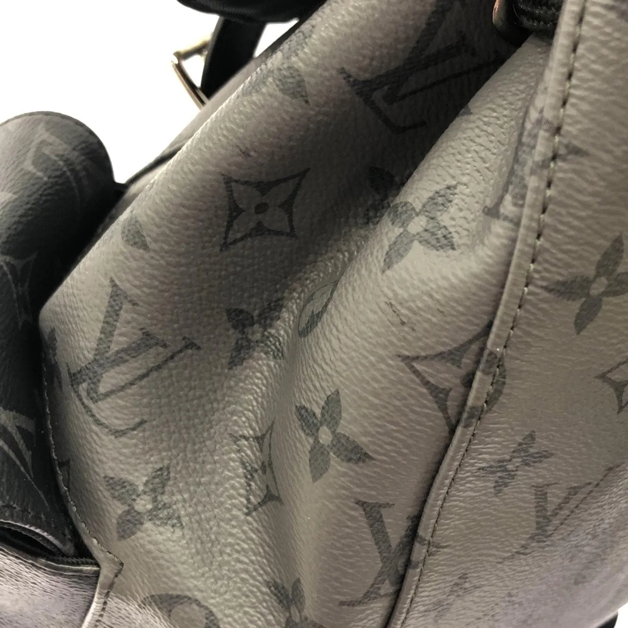 LOUIS VUITTON Christopher M45419 Backpack Monogram 黑色 Monogram 中古品A - 縮圖 4