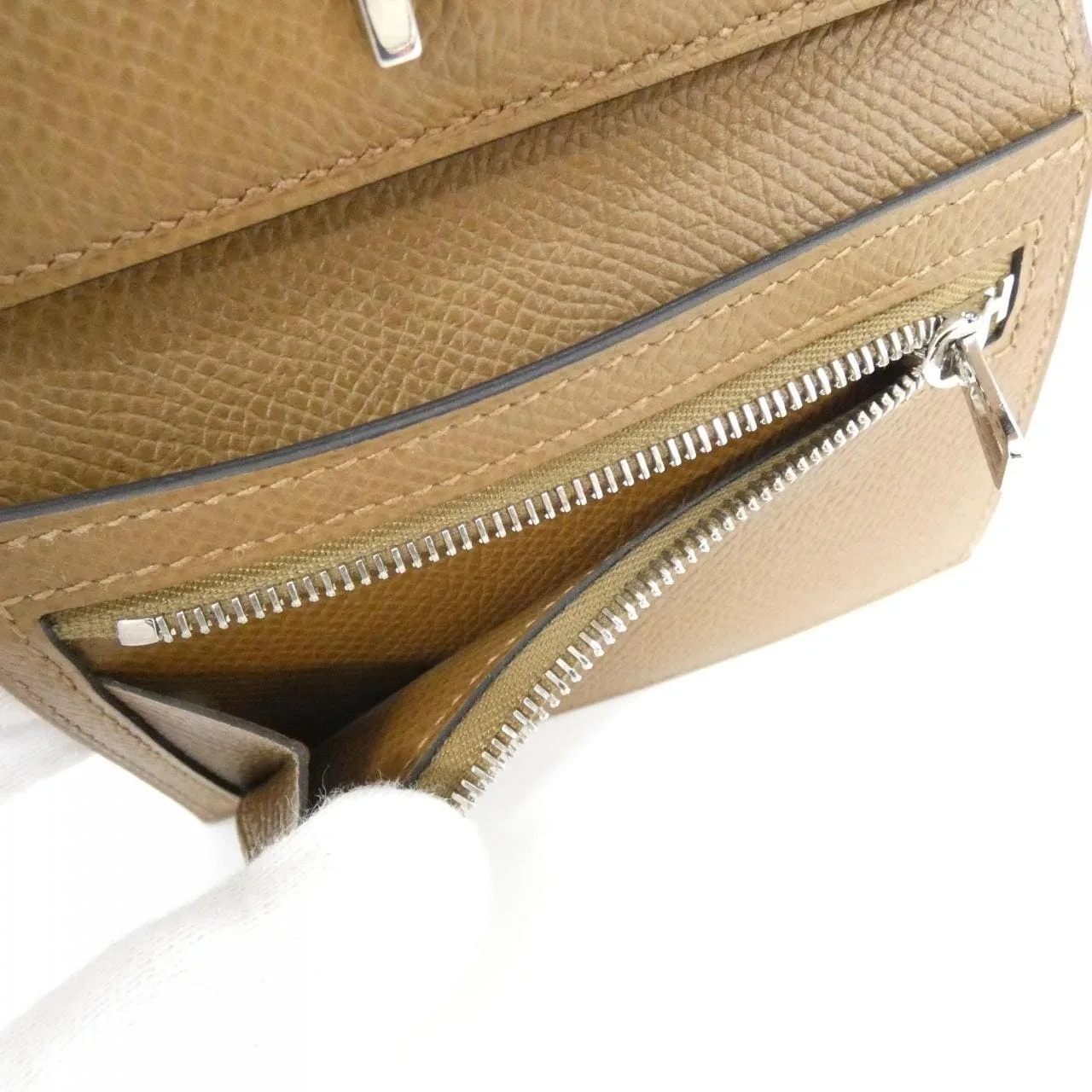 HERMES 082388CK Wallet Epsom 黑色 Epsom 皮 中古品A - 縮圖 4