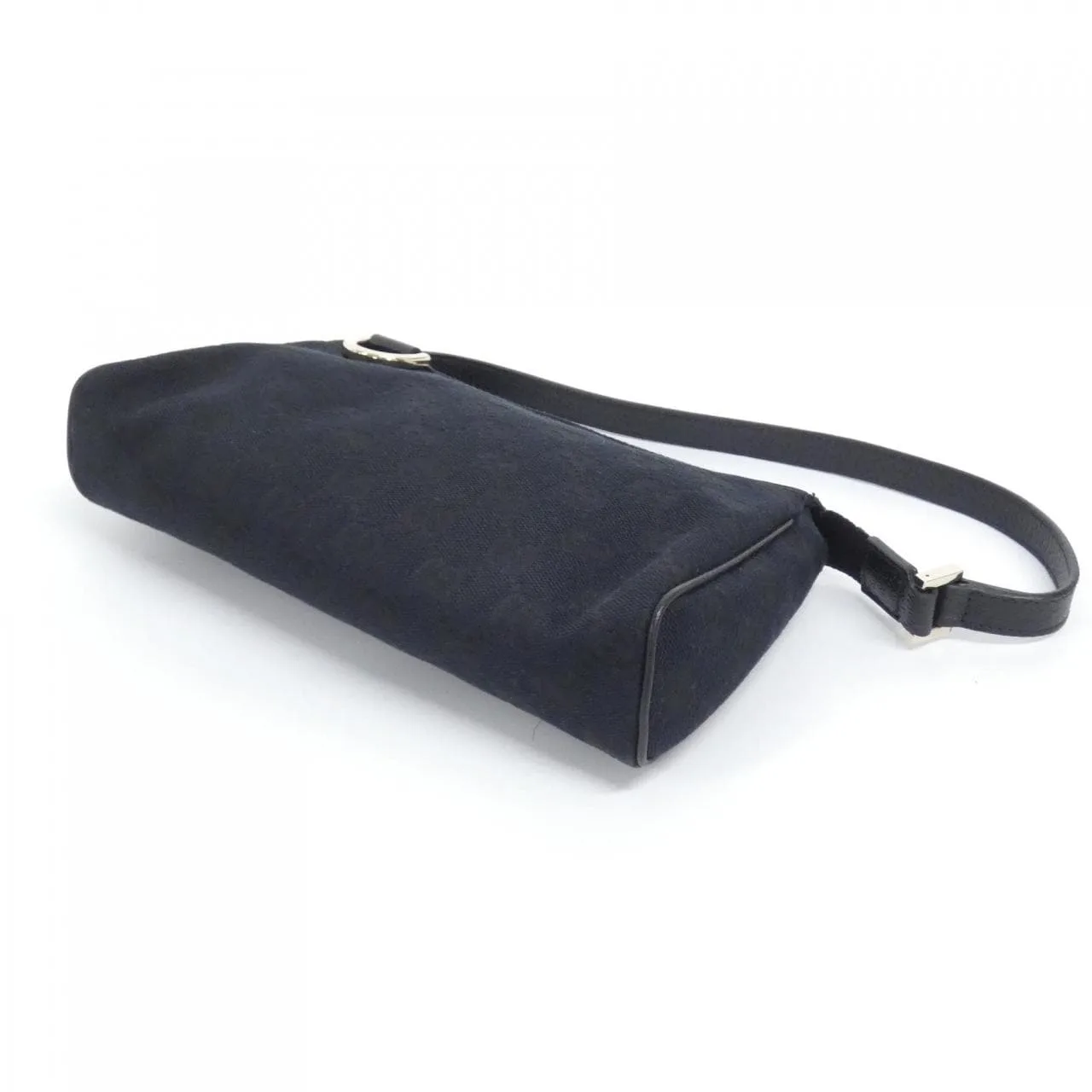 GUCCI 145750 Shoulder Canvas 黑色 帆布 中古品A - 縮圖 3