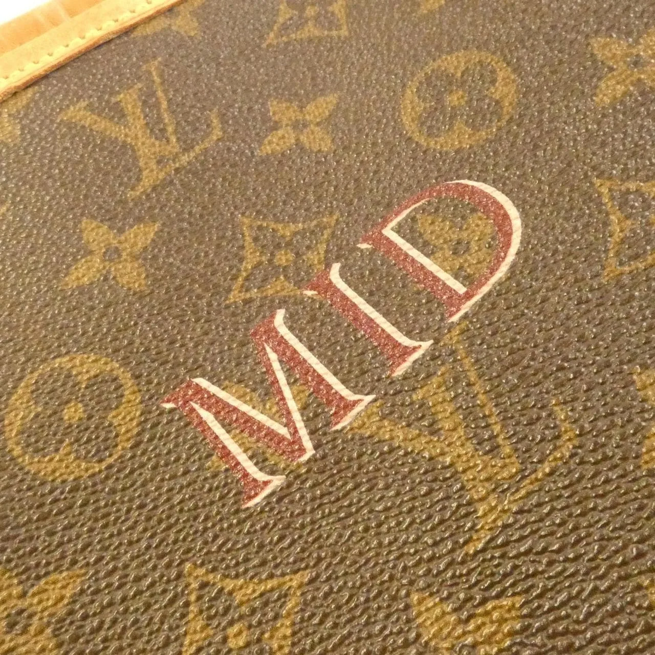 LOUIS VUITTON Neverfull P00300 Tote Monogram 黑色 Monogram 中古品A - 縮圖 4