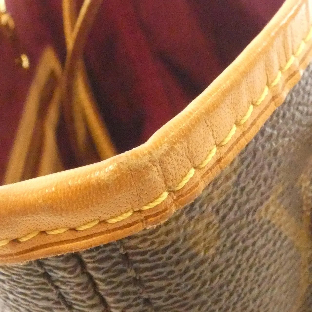 LOUIS VUITTON Neverfull P00300 Tote Monogram 黑色 Monogram 中古品A - 縮圖 5