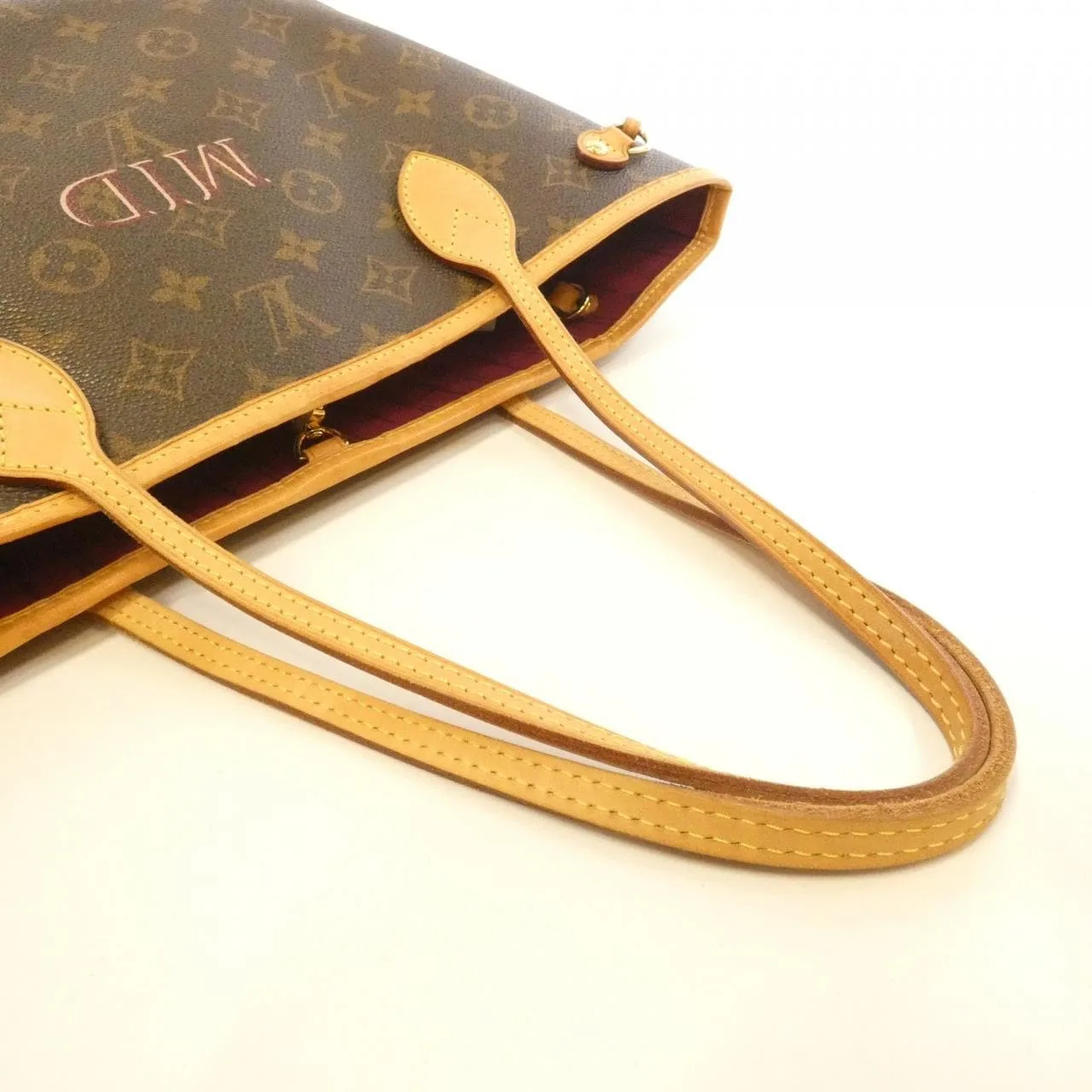 LOUIS VUITTON Neverfull P00300 Tote Monogram 黑色 Monogram 中古品A - 縮圖 6