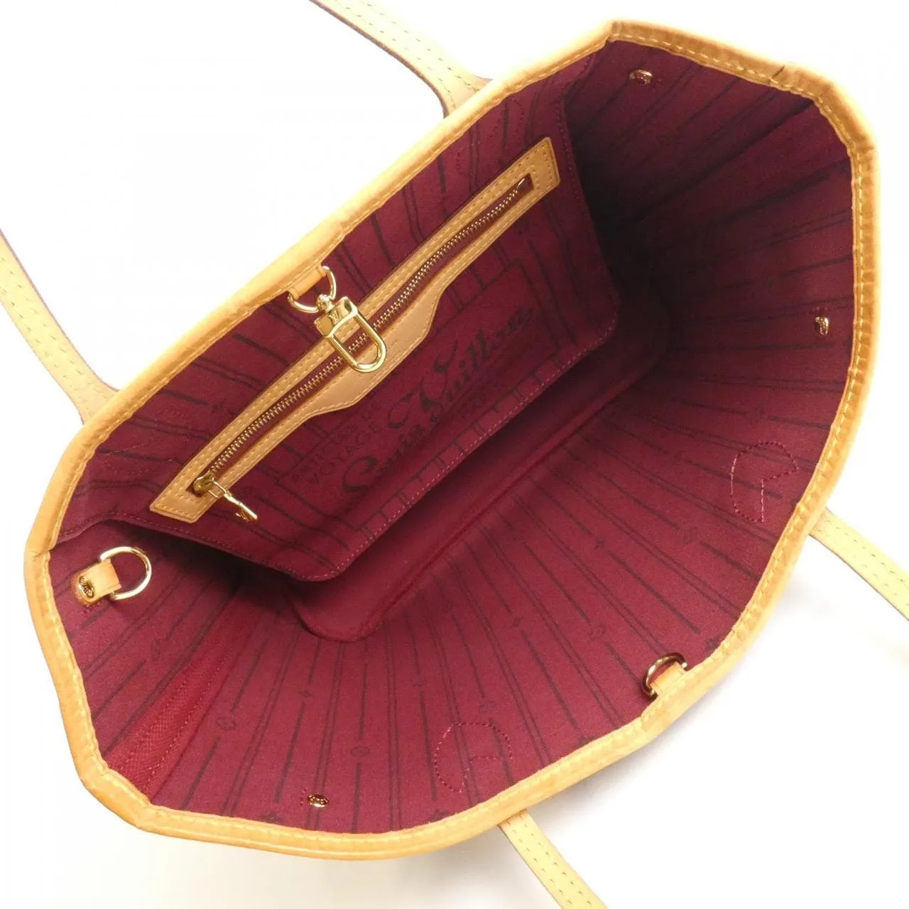 LOUIS VUITTON Neverfull P00300 Tote Monogram 黑色 Monogram 中古品A - 縮圖 8