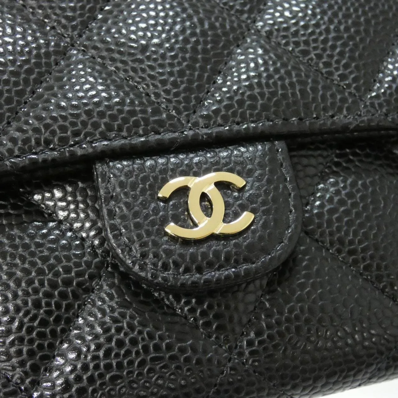 CHANEL Timeless Classic AP0241 Wallet Grained Calfskin Black Grained Calfskin Unused - Thumbnail 3
