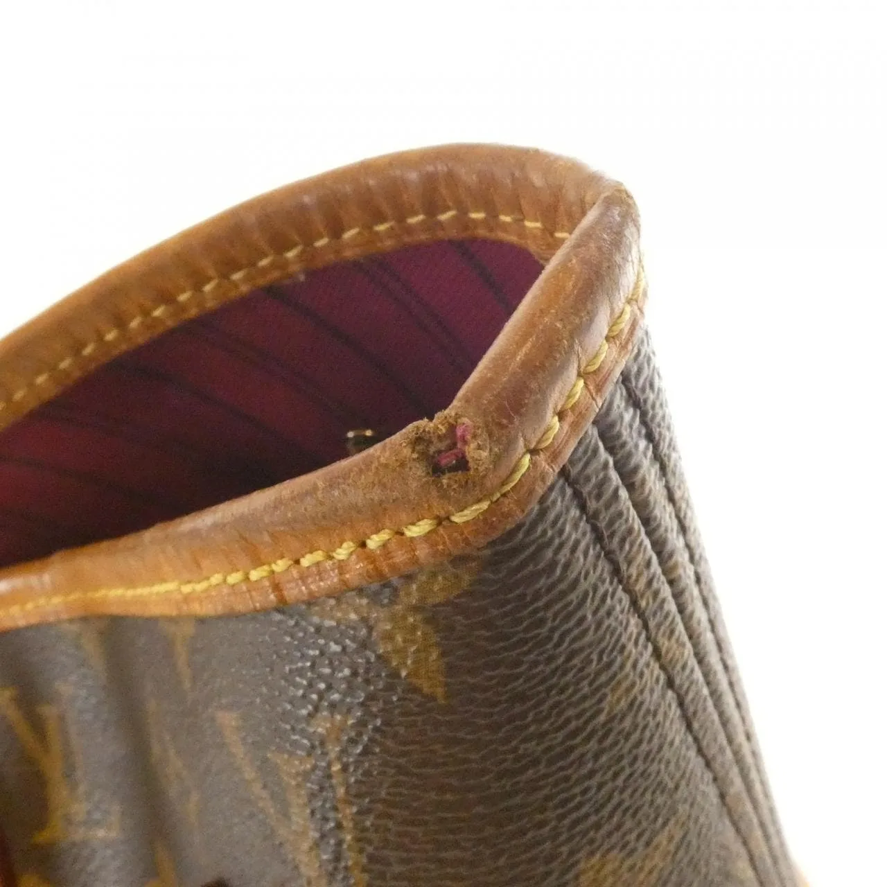 LOUIS VUITTON Neverfull M41178 Tote Monogram 黑色 Monogram 中古品B - 縮圖 4