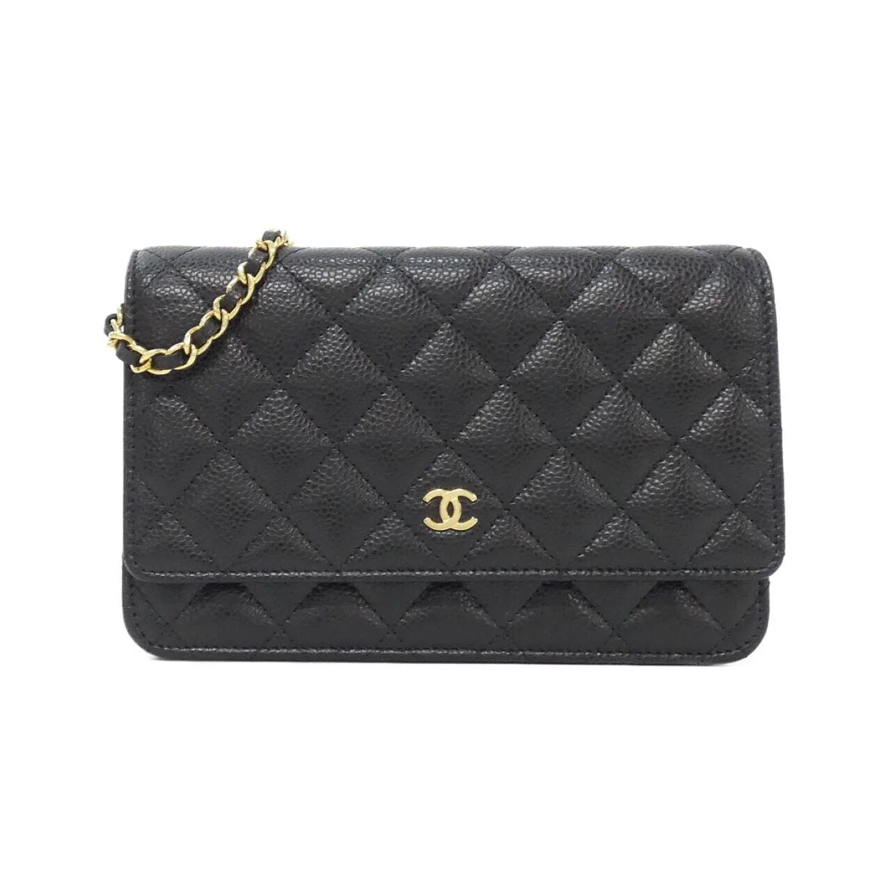 CHANEL Timeless Classic AP0250 Wallet Grained Calfskin Black