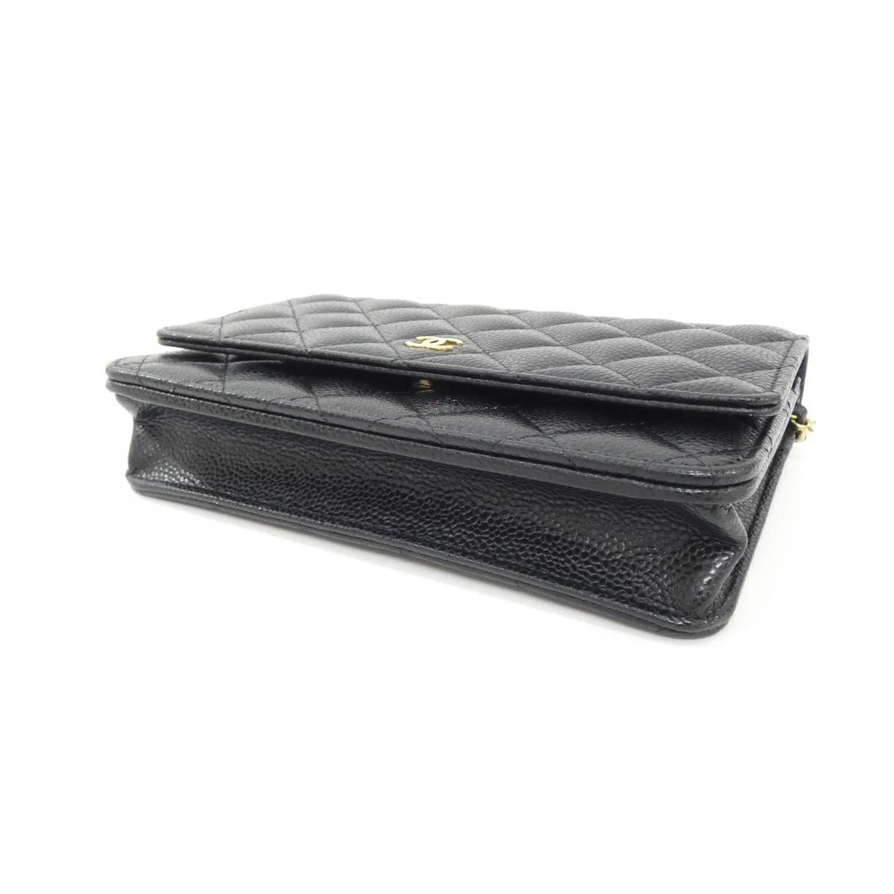 CHANEL Timeless Classic AP0250 Wallet Grained Calfskin 黑色 荔枝紋牛皮 中古品A - 縮圖 3